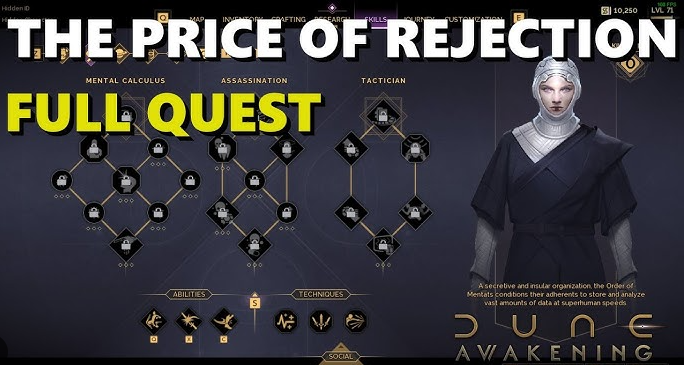 The Price of Rejection dune awakening
